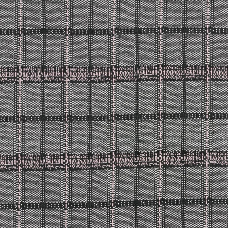 Gebreide jacquard ruit – zwart/wit,  image number 1