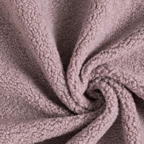 Bekledingsstof Schapenvacht look – mauvegrijs, 