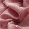 Chiffon dobby metallic krijtstreep – donker oudroze/zilver metallic,  thumbnail number 2