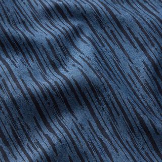 Stretchjeans onderbroken strepen – jeansblauw, 