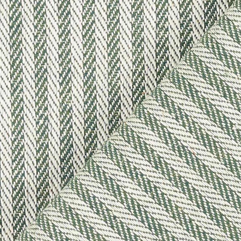 Meubelstof jacquard strip – groen,  image number 3
