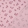 Mousseline/dubbel gehaakte stoffen Bloemetjes | Poppy Fabrics – licht oudroze,  thumbnail number 4