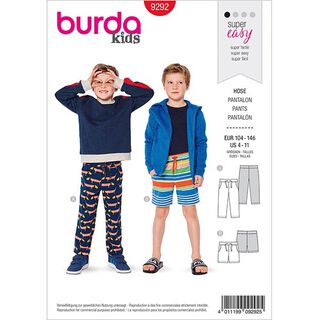 Broek, Burda 9292 | 104-146, 