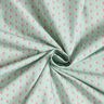 Katoenen stof Popeline Mini-spikes – licht mint/donker oudroze,  thumbnail number 3