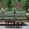 Outdoorstof Canvas Effen – donkergrenen,  thumbnail number 5