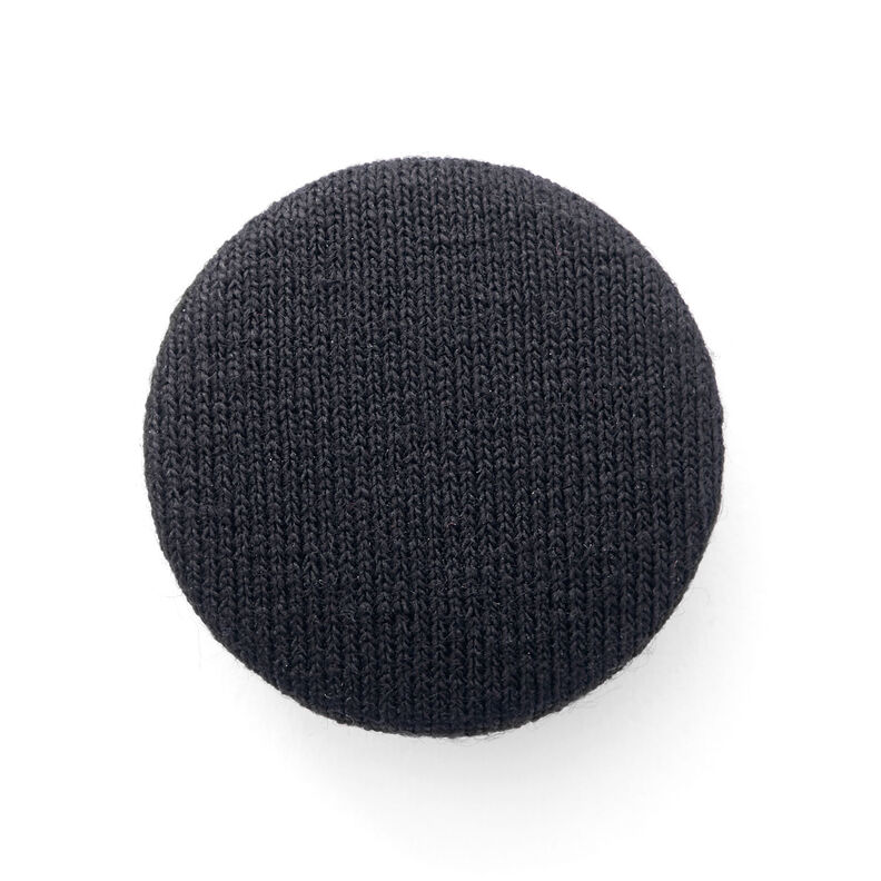 Beklede knoop Viscosejersey Medium – zwart,  image number 1
