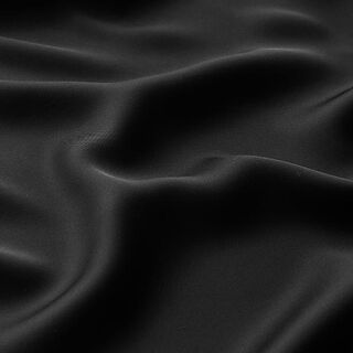 Viscose satijn Effen – zwart, 