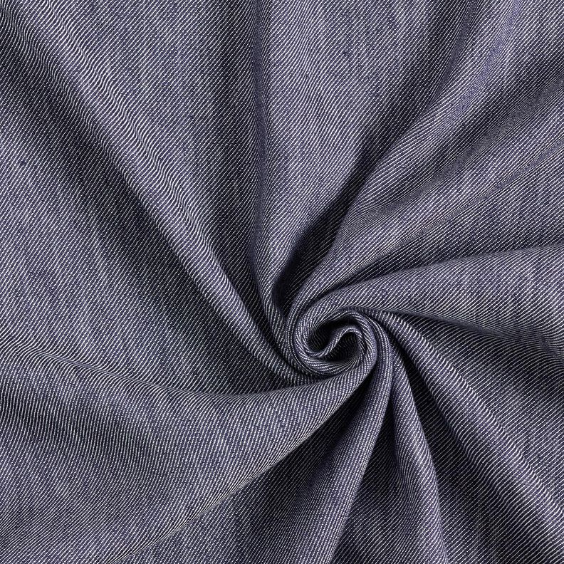 Viscose linnen keperstof – marineblauw,  image number 3