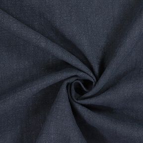 Ramie Linnen stof stone washed, zware kwaliteit – nachtblauw, 