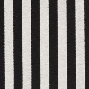 Decostof Jacquard brede strepen – ivoor/zwart, 