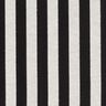 Decostof Jacquard brede strepen – ivoor/zwart,  thumbnail number 1