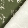 Decostof Canvas Honden – donkergrenen/creme,  thumbnail number 4