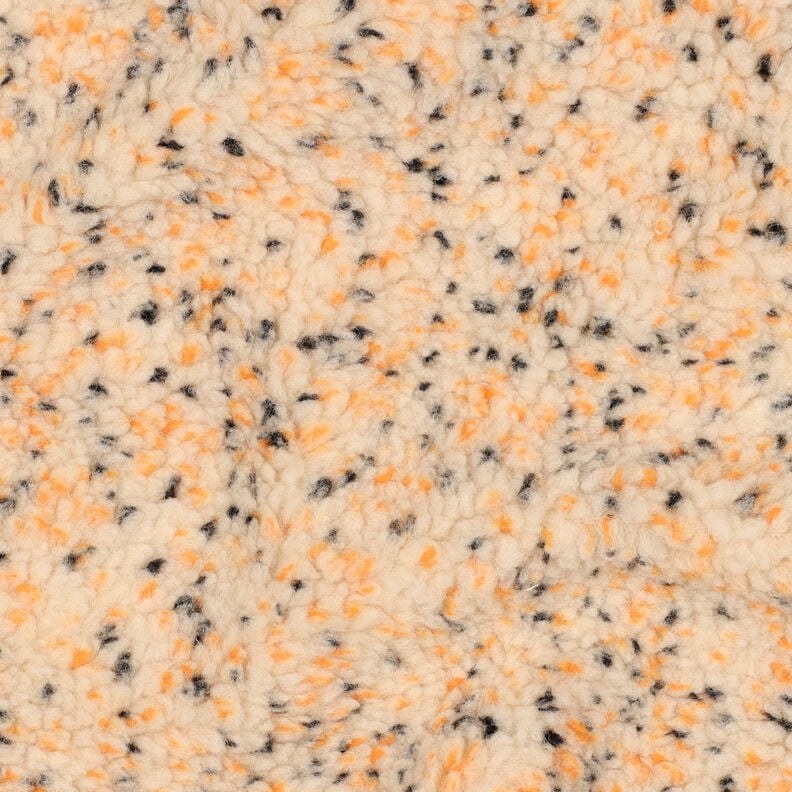 Teddy pluche Tweed Mix | Poppy Fabrics – beige,  image number 3