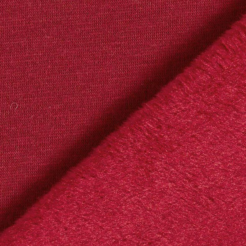Alpenfleece Knuffelsweat Effen – karmijnrood,  image number 5