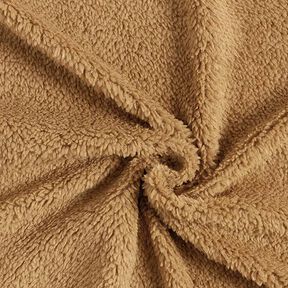 Nepbont Teddy stof – karamel, 