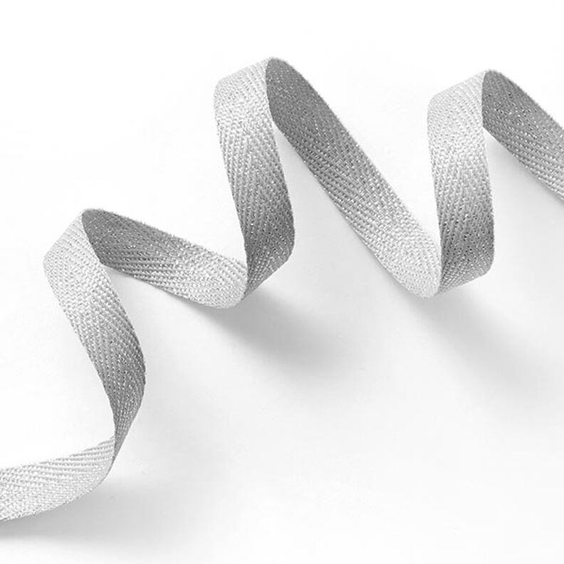Webband Metallic [9 mm] – zilver/zilver metallic,  image number 1