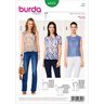 top / blouse, Burda 6525,  thumbnail number 1