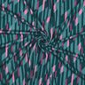 Romaniet jersey abstracte ruiten – petroleum/roze,  thumbnail number 3