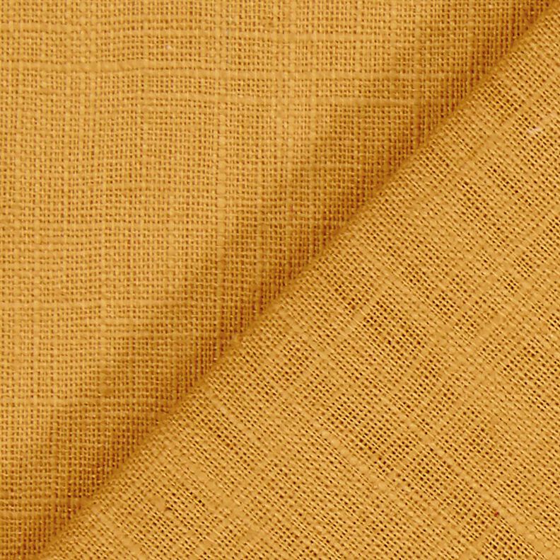 Linnen stof Ramee mix medium – currygeel, image number 3