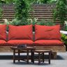 Outdoorstof Canvas Effen – terracotta,  thumbnail number 5