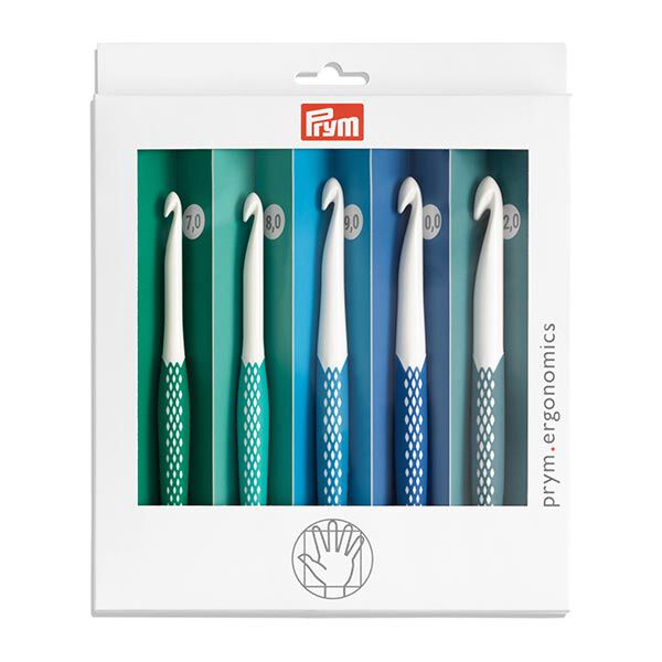 Set wolhaaknaalden, 5-delig [7,0 - 12,0] Ergonomics| Prym,  image number 1