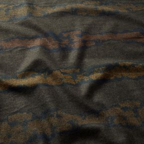 Romaniet jersey ruwe waterlijnen – donkerbruin/zwart, 