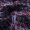 Broekstof denimlook luipaardprint – aubergine/jeansblauw,  thumbnail number 2