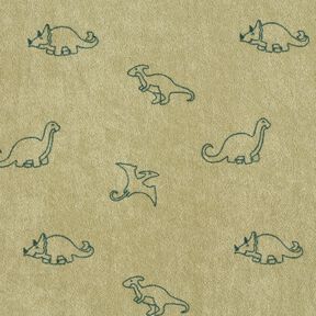 Badstof jersey Dino's – greige, 
