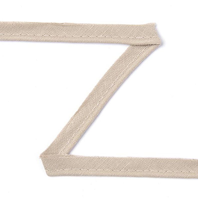 Paspelband linnen [10 mm] - beige,  image number 1