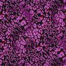 viscose stretch luipaardprint digitale print – zwart/roodlila,  thumbnail number 1
