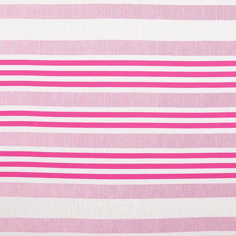 Viscosejersey gecrasht – wit/pink, image number 1