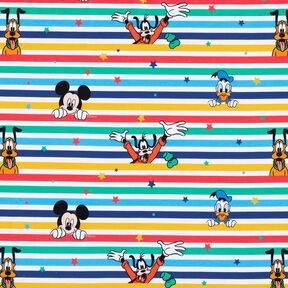 Katoenjersey Mickey Mouse en zijn vrienden | Disney – wit, 