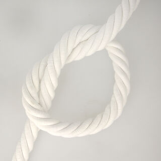 Katoenen koord  – wit, 