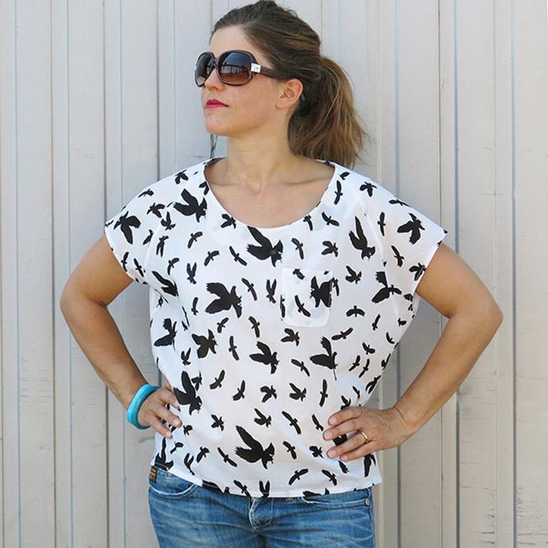 FRAU MIA - losse raglanblouse, Studio Schnittreif | XS - XL,  image number 2