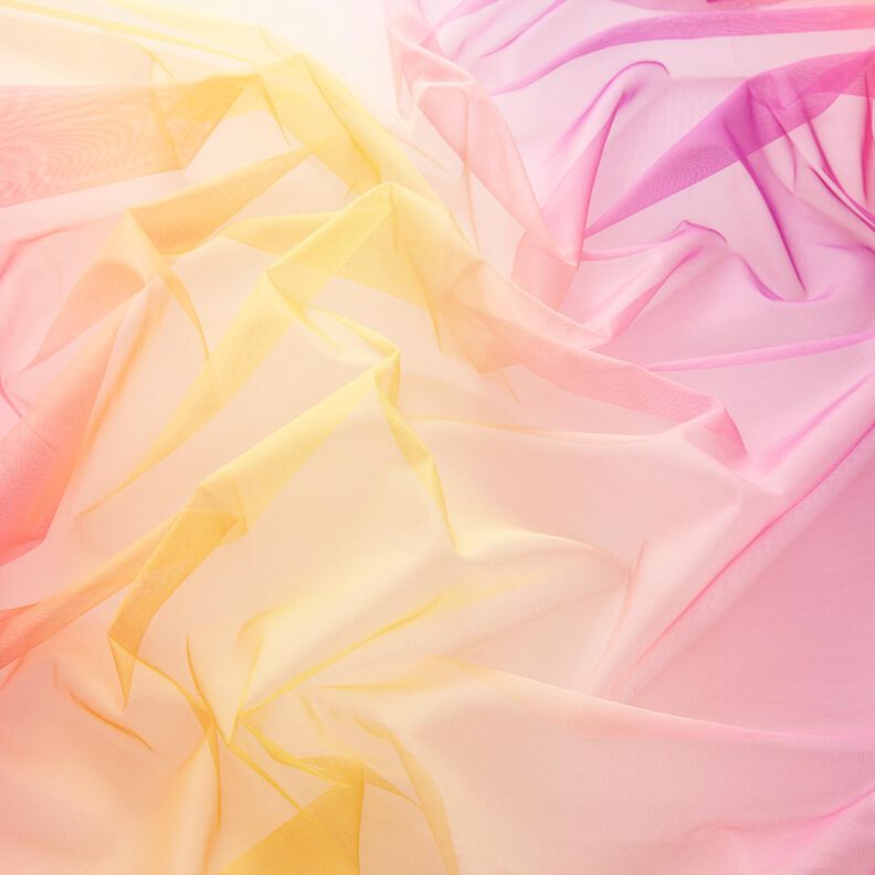 Softmesh Regenboog-verloop – pastelviolet/perzik sinaasappel, image number 3