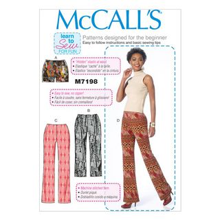 Shorts|broek, McCalls 7198 | 32 - 48, 