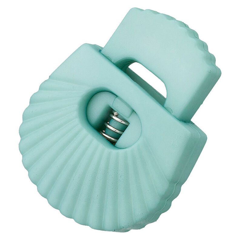 Koordstopper Schelp [Doorgang: 8 mm] – licht mint,  image number 2