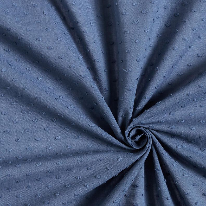 Katoenen batist Dobby – blauwgrijs, image number 1