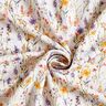 Decostof Katoenkeper Wilde bloemen – ivoor/lila,  thumbnail number 3