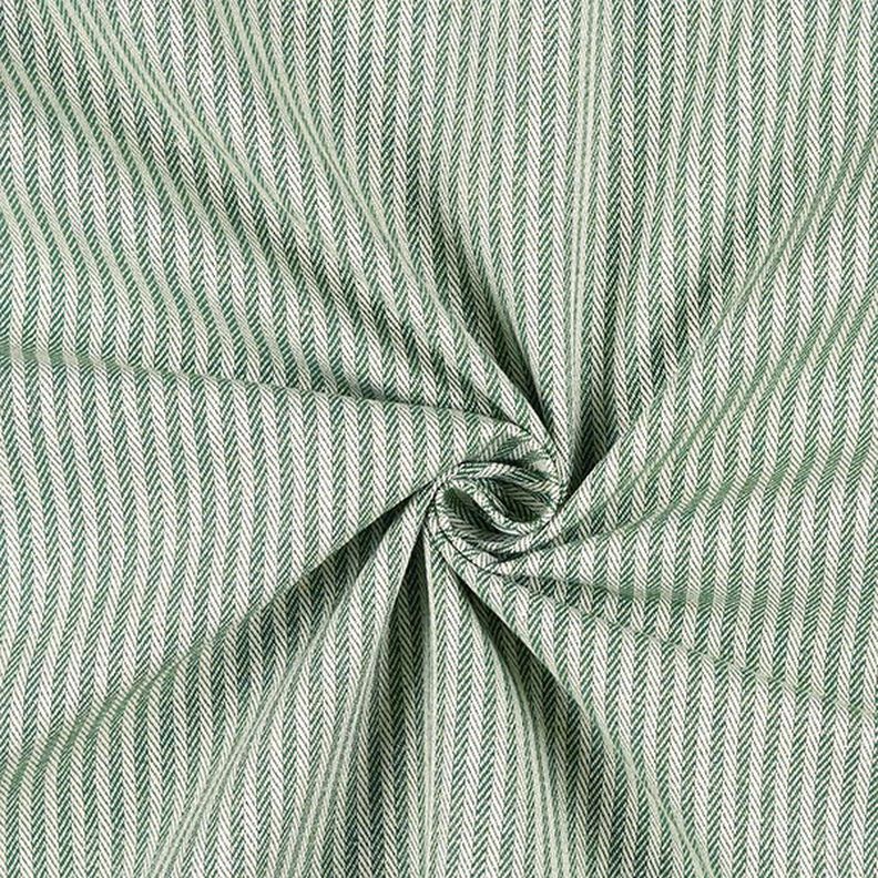 Meubelstof jacquard strip – groen,  image number 2