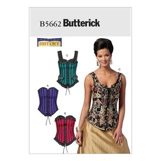 Korset, Butterick 5662|32 - 40|40 - 46, 
