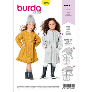 Jurk, Burda 9309 | 92-122, 