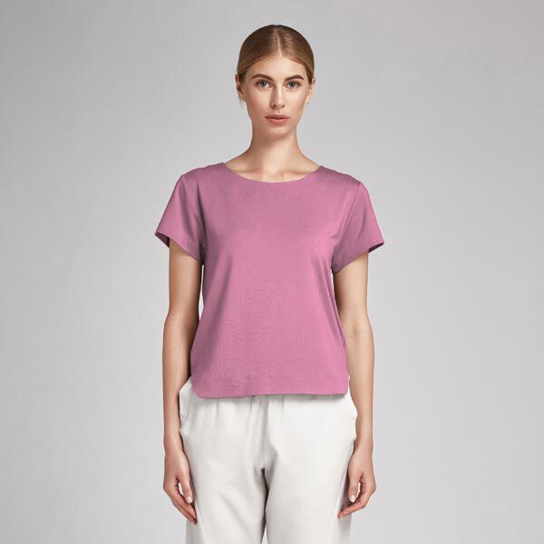 Katoenpopeline Effen – pastelviolet,  image number 6