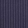 Viscose-linnen-mix brede krijtstrepen – marineblauw,  thumbnail number 1