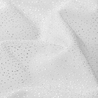 Glittertule royal – lichtgrijs/zilver, 