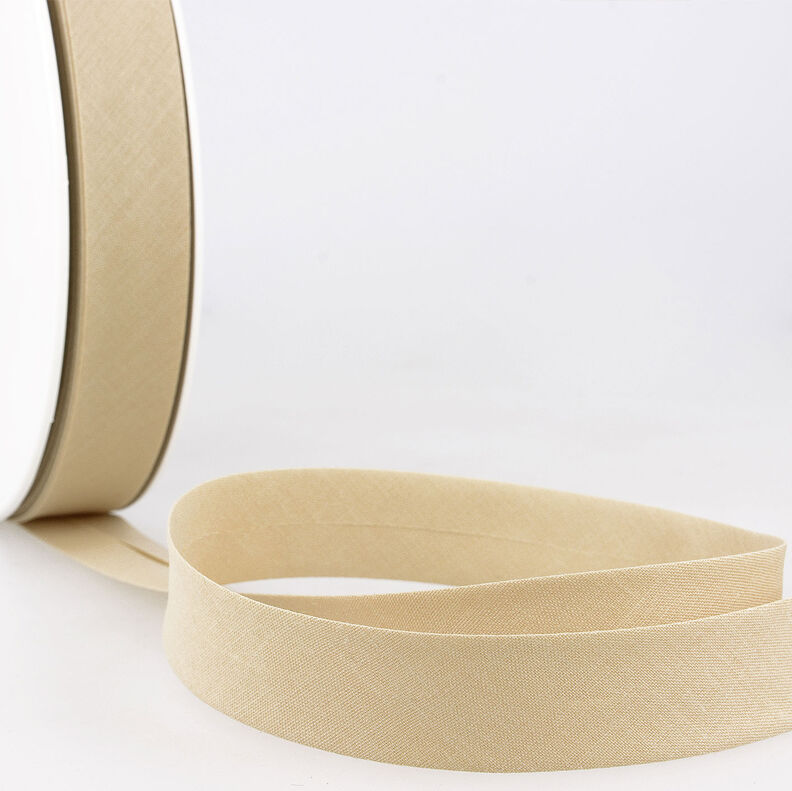 Biasband Polycotton [20 mm] – lichtbeige,  image number 1