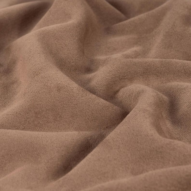 Velours met sherpa bonten achterkant – middelbruin, image number 3