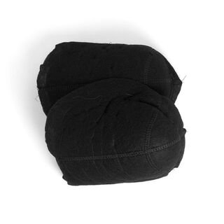Schoudervullingen met klittenband voor jassen & mantels [ 17,5 x 14,5 cm ] | YKK – zwart, 