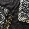 Jacquard jersey ornamenten – goud metallic/zwart,  thumbnail number 6