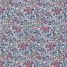 Decostof Half panama Bloemetjes – marineblauw,  thumbnail number 1